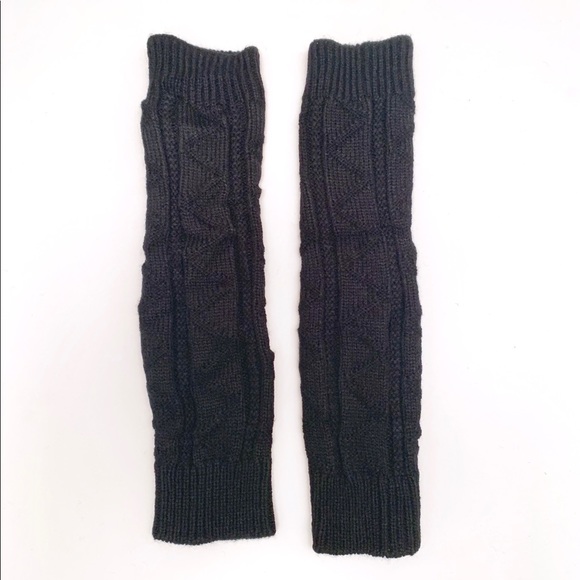 Longline Cable Knitted Arm Warmer - Picture 3 of 3